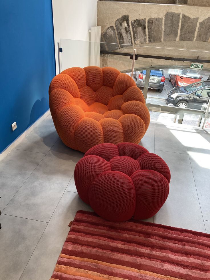 Fauteuil Bubble Orange