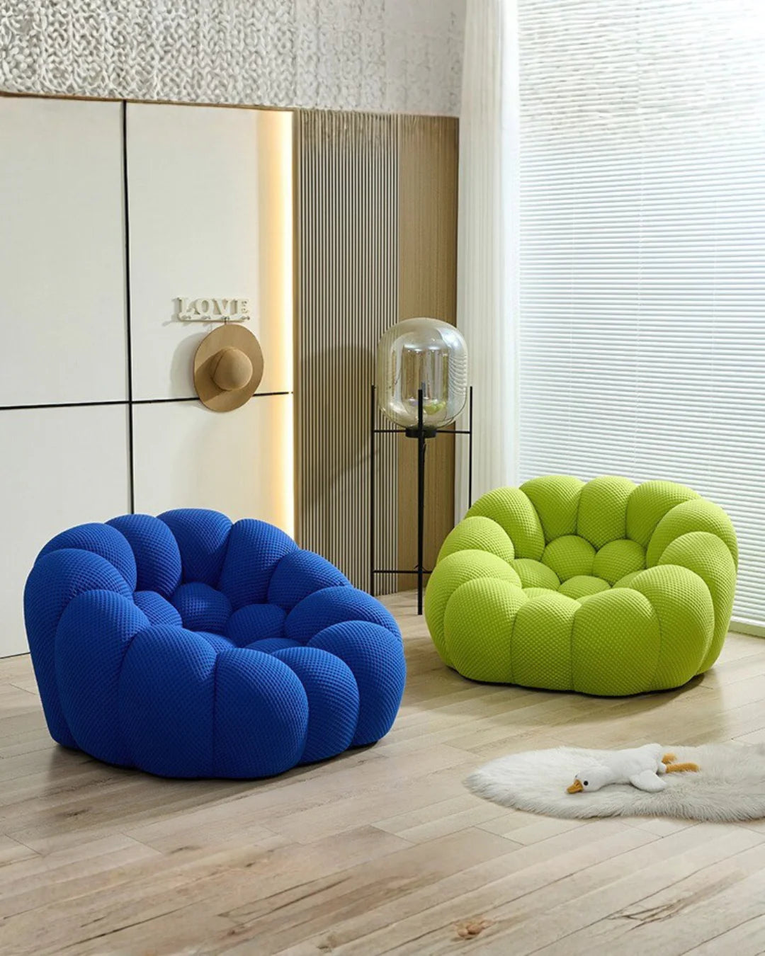 Fauteuil Bubble Bleu