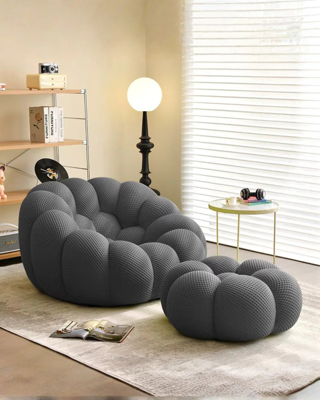 Fauteuil Bubble Gris