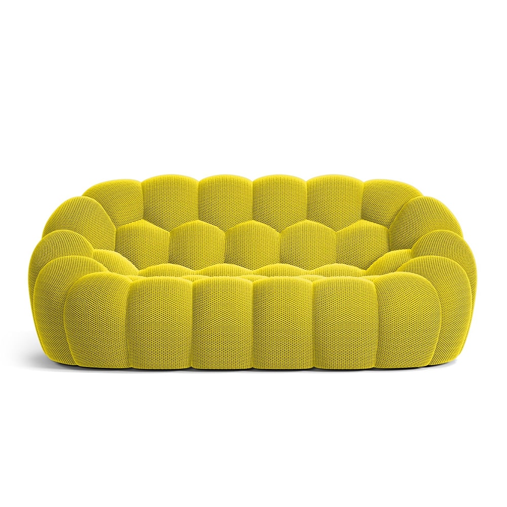 Canapé Bubble Compressé Jaune