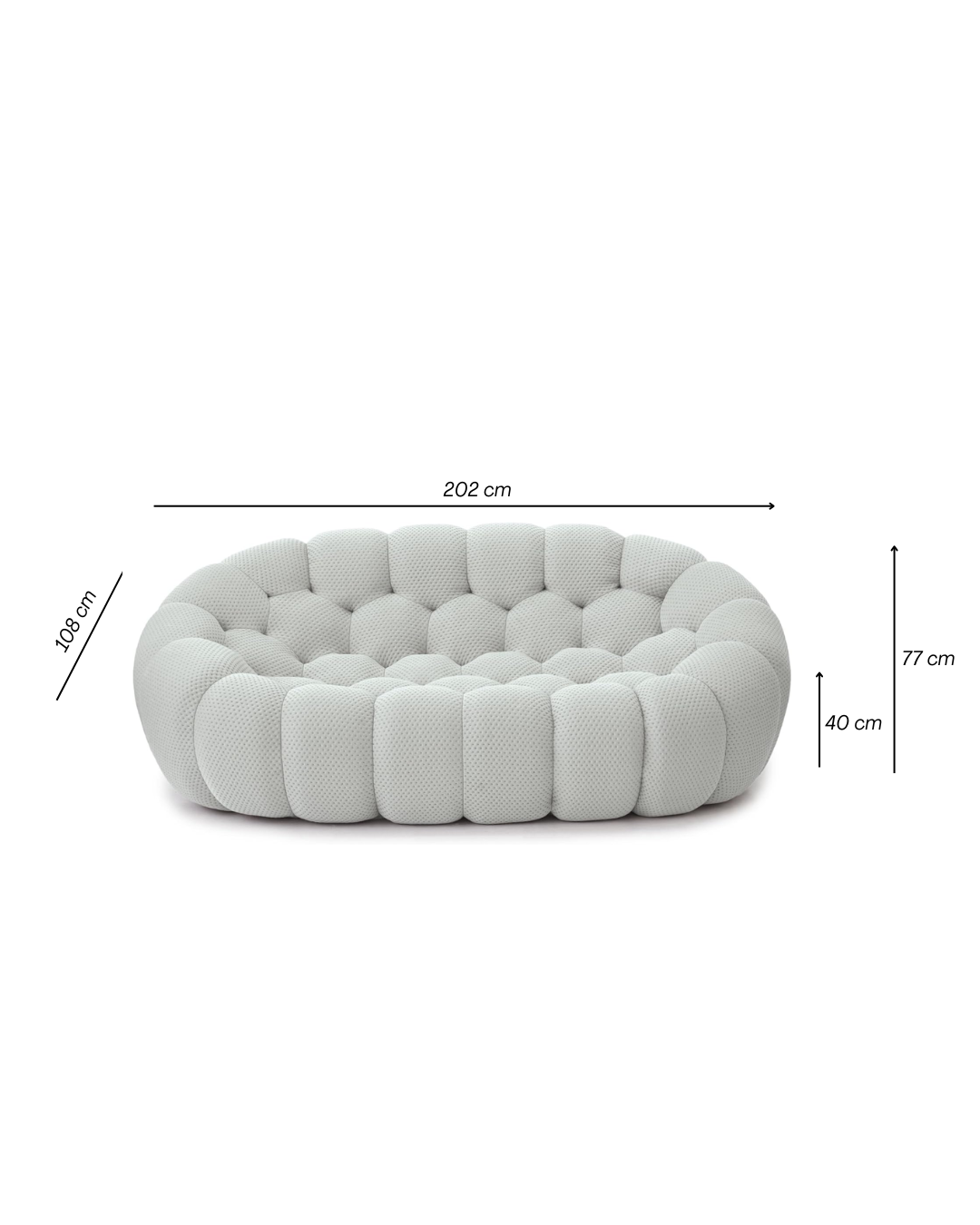 Canapé Bubble 2 places