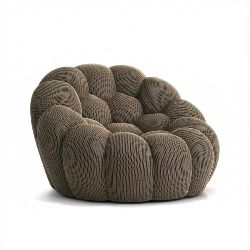 Fauteuil Bubble Compressé Marron