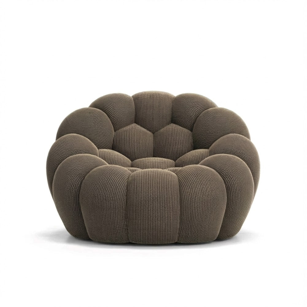 Fauteuil Bubble Compressé Marron