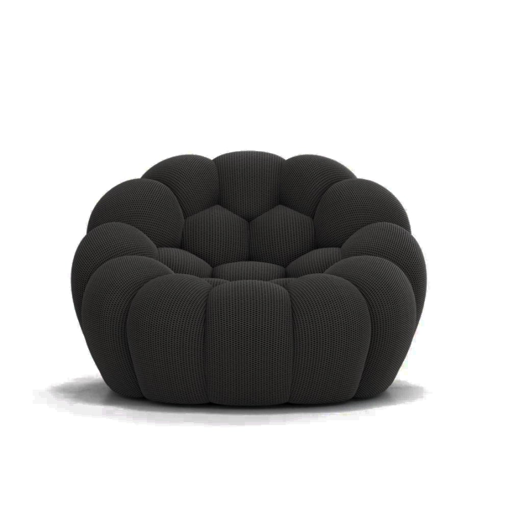 Fauteuil Bubble Compressé Noir