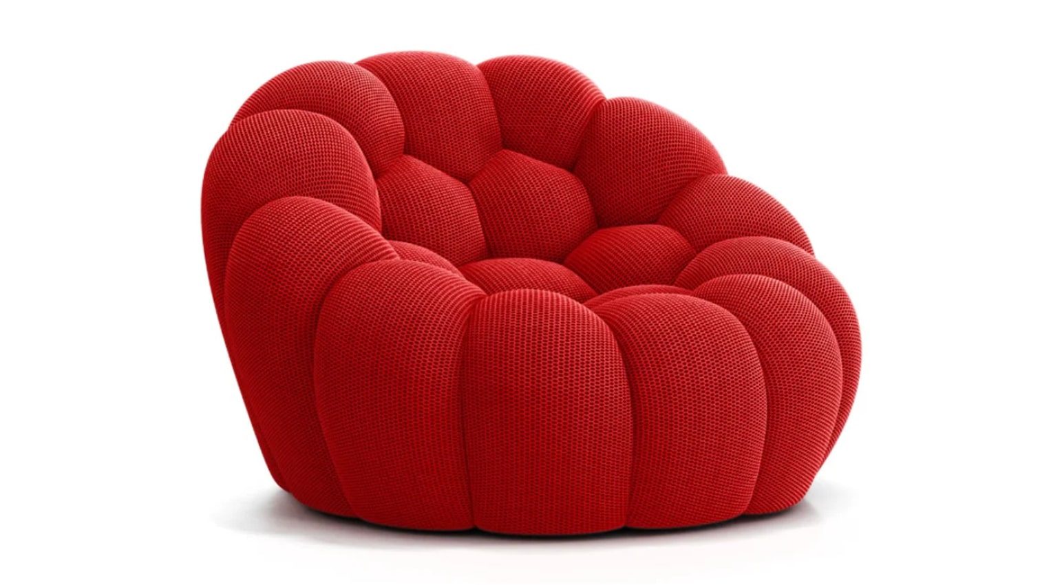 fauteuil bubble rouge