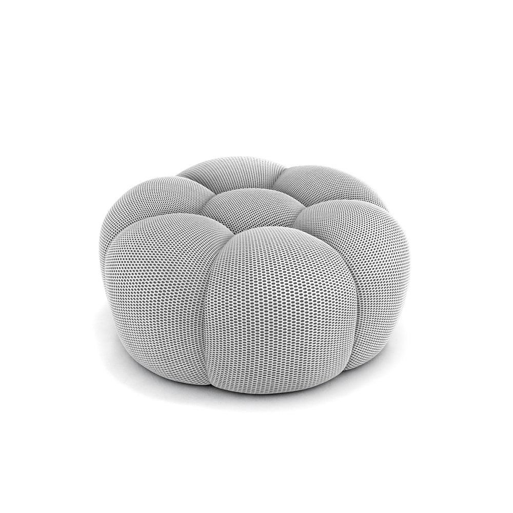 Pouf Bubble Compressé Gris