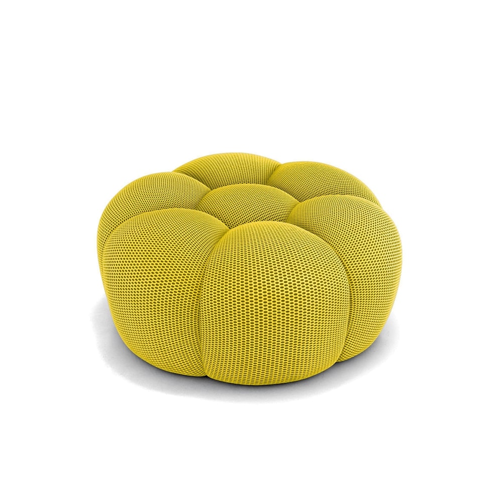 Pouf Bubble Compressé Jaune
