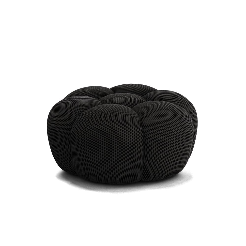 Pouf Bubble Compressé Noir