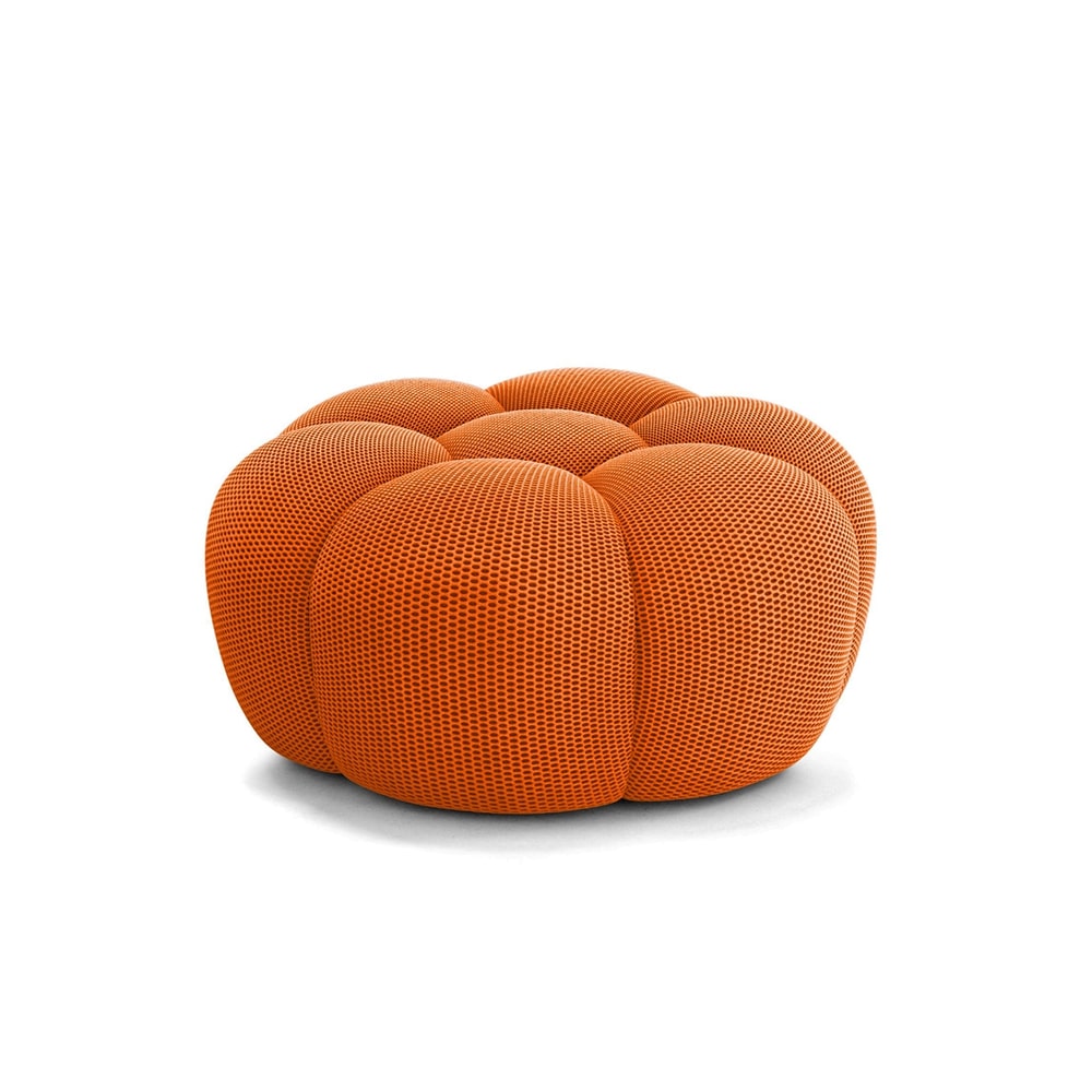 Pouf Bubble Compressé Orange